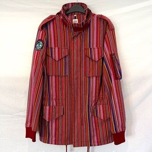 OPENING CEREMONY - Baja Field Jacket in Rainbow Stripe with A Custom Patch